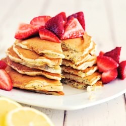 Lemon Poppy Seed Pancakes