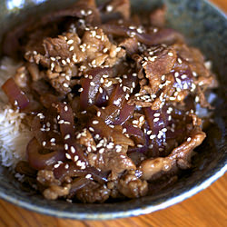 Japanese Beef and Rice Bowl