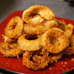 Oven Baked Onion Rings
