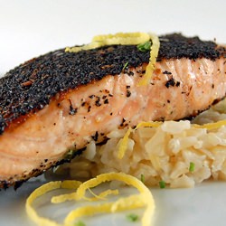 Ming Tsai’s Tea Rubbed Salmon