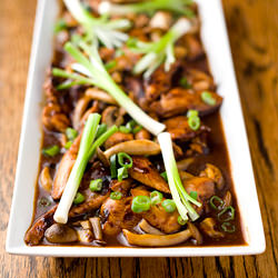 Chicken, Mushroom & Oyster Sauce