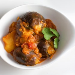 Stuffed Baby Aubergines