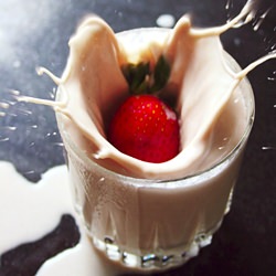Homemade Strawberry Almond Milk