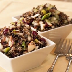 Crunchy Fruit and Wild Rice Salad