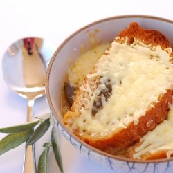 Leek & Sage Soup with Wendsleydale