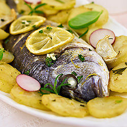 Whole Roast Seam Bream