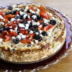 Savory Greek Cheesecake