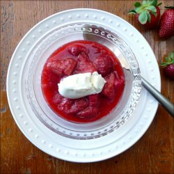 Strawberry Rhubarb Soup