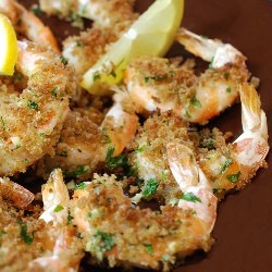 Lemon-Garlic Roasted Shrimp