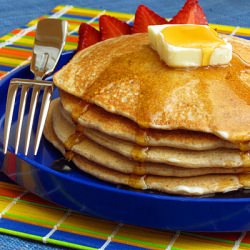 Whole Wheat Buttermilk Pancakes