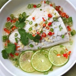Steamed Fish w/Garlic, Lime, Chili