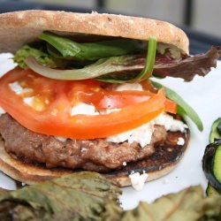 Turkey Burgers w/Goat Cheese