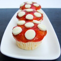 Strawberry Cotton Soft Cheesecakes