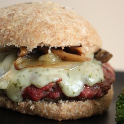 Chimichurri Beer Burgers