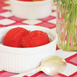 Strawberry Prosecco Sorbet