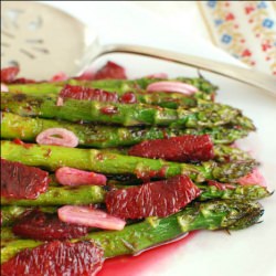 Asparagus w/Blood Oranges