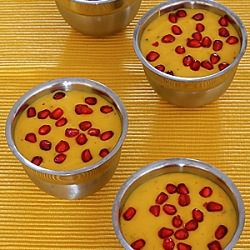 Mango Yogurt with Pomegranate