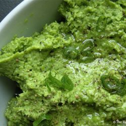 Smashed Peas with Mint