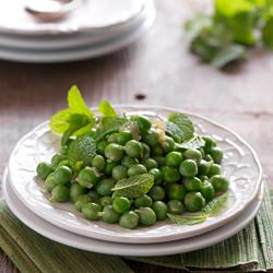 peas and mint