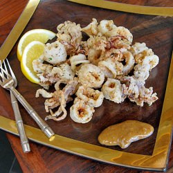 Fried Calamari with Chipotle Sauce