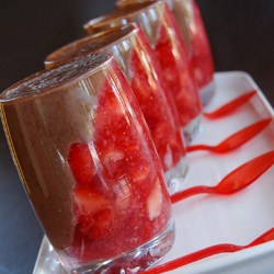 Strawberry and Chocolate Verrine