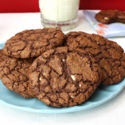 Triple Chocolate Mint Cookies