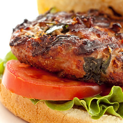 Spinach and Feta Turkey Burger