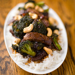 Beef, Broccoli & Cashew Nut Stir fry