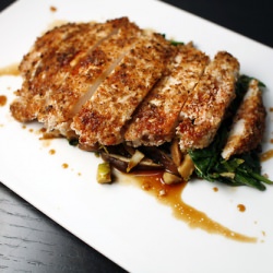 Panko Chicken and Veggies