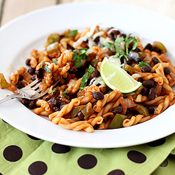 Southwestern Black Bean Pasta