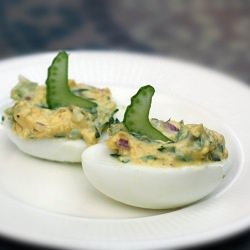 Deviled Eggs with Capers and Tarragon