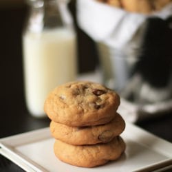 Thick Chewy Chocolate Chip Cookies