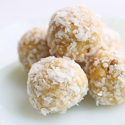 No Bake Coconut Orange Cookies