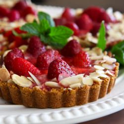 Strawberry Almond Cream Tart