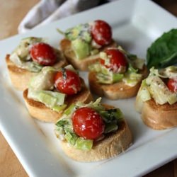 Leek/Tomato on Toast