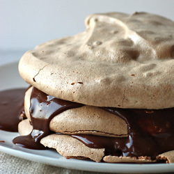 Gooey Chocolate Meringue Stack