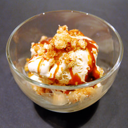 Anzac Ice Cream Sundae
