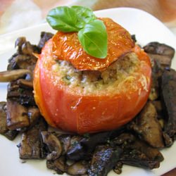 Stuffed Tomato For Breakfast