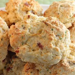 Cheddar, Bacon, and Chive Biscuits