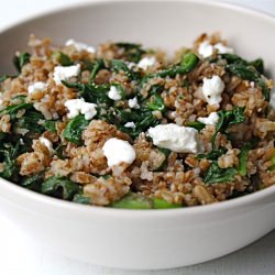 Lemon Bulgur Salad with Asparagus