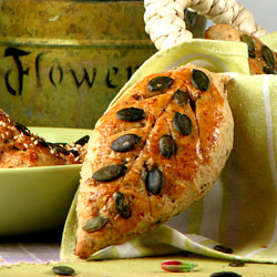 Walnut and Seed Bread Rolls