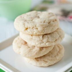 Chewy Lime Sugar Cookies