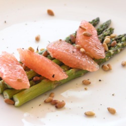 Roasted Asparagus with Grapefruit