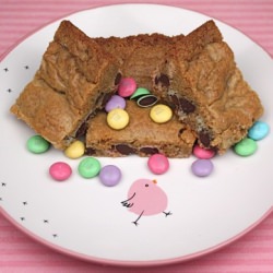 M&M Chocolate Chip Blondies