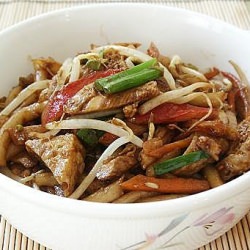 Stir Fried Wheat Starch Noodle