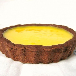 Clementine Tart w/ Chocolate Crust