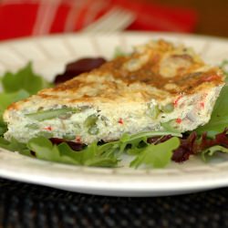 Asparagus and Leek Frittata
