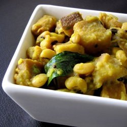 Yam and Blackeyed Peas Curry