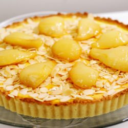 Ricotta Tart with Caramelized Pears