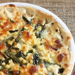 Poblano, Potato, and Corn Gratin